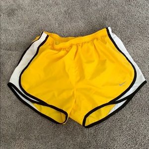 Yellow Nike Shorts